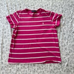 Polo by Ralph Lauren Pink Boxy Polo T-Shirt